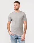 Boss Orange Tales Mens Cotton-Jersey T-shirt With Logo Patch - Dark Grey - Size X-Large