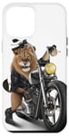 Coque pour iPhone 12 Pro Max Lion Riding Classic Chopper Moto