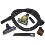 Numatic 1.8 Metre Vacuum Cleaner Hose and 4 Piece Tool Kit Plus Mini Pet Hair Re