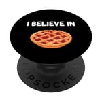 I Believe in Cherry Pie Sweet Tart American Food Dessert PopSockets Swappable PopGrip