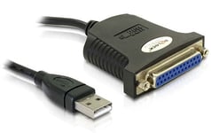 DELOCK – Sovitinkaapeli USB 1.1 - sarjaportti, 0,8m (61330)