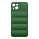 OBAL:ME Puffy Case for Apple iPhone 13 - Dark Green