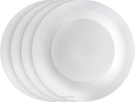 Denby - James Martin Everyday Dinner Plate Set of 4 - Porcelain White Simple -