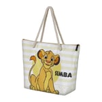 Disney Roi Lion Sunset-Sac de Plage Soleil, Blanc, 52 x 37 cm