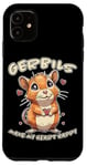 Coque pour iPhone 11 Gerbilles Make My Heart Happy Gerbille