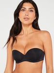 Calvin Klein Strapless Push Up Bra - Black, Black, Size 34D, Women