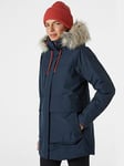 Helly Hansen Womens Coastal Parka - Navy, Navy, Size S, Women