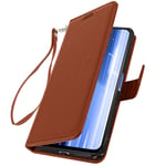 Case for Samsung Galaxy M13 / M23 Folio Wallet Case Video Stand Wrist Strap Red