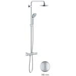 Grohe - Euphoria System 180 Colonne de douche avec mitigeur thermostatique + Nettoyant GrohClean Offert (27296001)