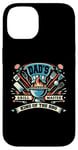 Coque pour iPhone 14 Dad's Grill Master BBQ Lover Ventilateur rétro amusant