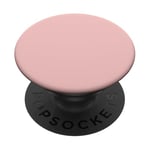 PopSockets Millennial Rose Pastel Matte Rose Solide Minimal Pale Mignon PopSockets PopGrip - Support et Grip pour Smartphone/Tablette avec un Top Interchangeable