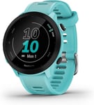 Forerunner 55 - Montre Gps Multi-Activités Running Avec Fonctions D'entrainement Coach Et Cardio Au Poignet Vert D'eau