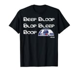 Star Wars R2-D2 Bleep Boop Language Text T-Shirt