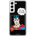 ERT GROUP Coque de téléphone Portable pour Samsung S22 Plus Original et sous Licence Officielle DC Motif Superman 037 Parfaitement adapté à la Forme du téléphone Portable, Coque en TPU