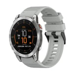 Garmin Epix Gen 2 22mm kellohihna silikonia, 22mm - harmaa