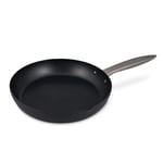 Zyliss E980176 Ultimate Pro Non-Stick Frying Pan with Pouring Lip, 24cm/9.5in, Anodised Aluminium, Black, Alpine Crystals Non-Stick, Suitable for All Hobs Including Induction