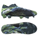 PUMA Future 7 Ultimate Low Fg/ag Lights Out - Gray Skies/vit/fizzy Apple, storlek 38