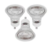 Spotlight LED Pære 5W 2700K 420lm GU10 Glass 3PK