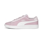 PUMA Girls' Fashion Shoes SMASH V2 GLITZ GLAM JR Trainers & Sneakers, PEARL PINK-PUMA WHITE, 38