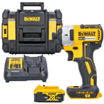 Dewalt DCF887 18V XR Impact Driver With 1 x 5Ah Battery, Charger & T-Stack Case