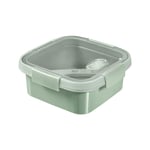 Curver Lunchbox med bestick fyrkantig LUNCH Smart To Go Eco Line 0,9 l CURVER