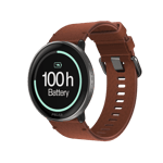 Polar Ignite 3 Titanium/Brown leather strap, smartklocka