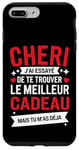 Coque pour iPhone 7 Plus/8 Plus Tee Shirt Saint Valentin Cheri Amour Amoureux Couple Humour