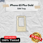 For Apple iPhone 6S Plus Replacement Sim Tray Holder Gold Premium Quality UK