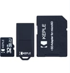 Carte Micro Sd 32Go | 32Gb Microsd Classe 10 Compatible Avec Samsung Galaxy Tab S2 8.0, E Sm-T560, S2 Sm-T813, A Sm-T580, 3 Lite Sm-T110, Linx, Tab 4 - (7, 8, 10.1 Inches) Tablette | 32 Go Gb G