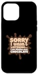 Coque pour iPhone 12 Pro Max Penser au chocolat Fondre le chocolat Cacao