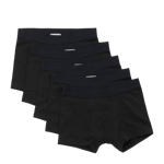 Åhléns Enfärgade boxershorts TEDDY, 5-pack Svart