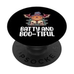 Motif Halloween Batty and Boo PopSockets PopGrip Interchangeable