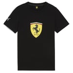 PUMA Scuderia Ferrari Race Colored Big Shield Tee Youth, storlek Small