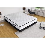 Ensemble sommier et matelas 160x200cm - 960 ressorts ensachés NEW YORK