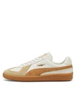 Puma Men's Army Trainer Trainers - White/brown, White, Size 6, Men