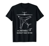 Handley Page Victor British V Bomber Plane Blueprints T-Shirt