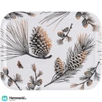 Åry Trays Pine cone "Bomullsvit", Bricka - 27x20cm