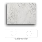 Macro Design Crown+ Dekton Benkeplate 161-201cm Bergen / 201cm