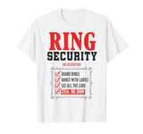 Ring Bearer Security Costume Idea For Kids Ring Bearer T-Shirt