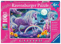 Ravensburger Puzzle Glitter Unicorn 100p 12980