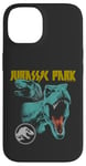 Coque pour iPhone 14 Jurassic World T-Rex Rock Band Distressed Logo