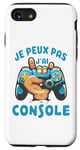 Coque pour iPhone SE (2020) / 7 / 8 Je Peux pas j'ai console manette Jeux Vidéo Gamer Drôle