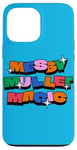 Coque pour iPhone 13 Pro Max Messy Mullet Magic pour la génération Z moderne et la génération Y