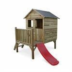 Sweeek - Maisonnette en bois 2m² - Magnolia - cabane pour enfant en pin autoclave