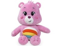 Peluche Bisounours Toucalin Rose Avec Arc En Ciel 44 cm - Set Doudou Enfant