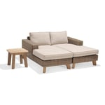 Loungeset LifestyleGarden Bahamas Loveseat med bord