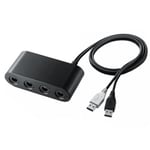 MP power @ 4 ports Contrôleur Gamecube Adaptateur pour Nintendo Wii U Manette Console Gamepad Joypad