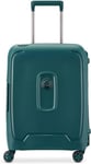 DELSEY PARIS - MONCEY - Valise Cabine Rigide Slim Matière Recyclée et Recyclable - 55x40x20 cm - 36 litres - XS - Vert