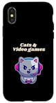 Coque pour iPhone X/XS Chemises de chat pour homme/femme - Chemises amusantes pour chat papa/maman