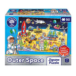 ORCHARD TOYS Outer Space Jigsaw Puzzle, An out of this world jigsaw puzzle, for Children Age 4+, Perfect For Space Fans, Family Game, Educational Game Toy